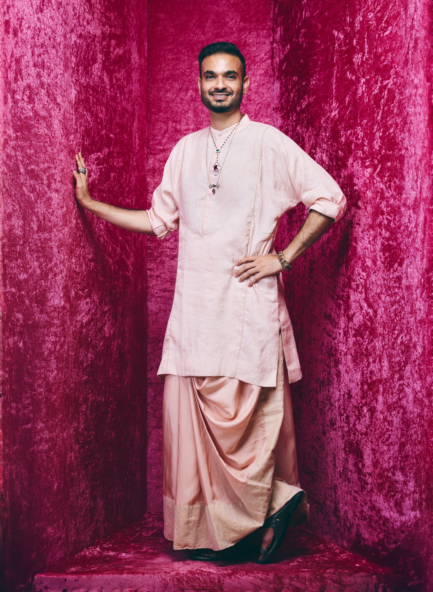 Rai Vesti set in Pink