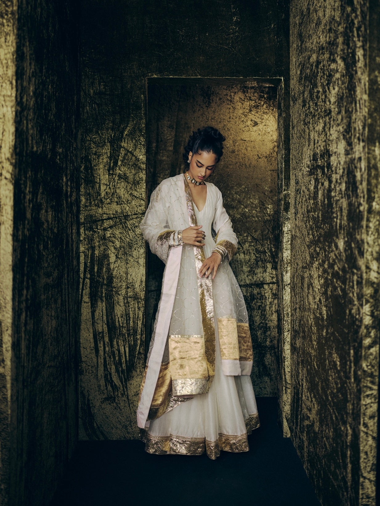 Chandni dress set in Kora