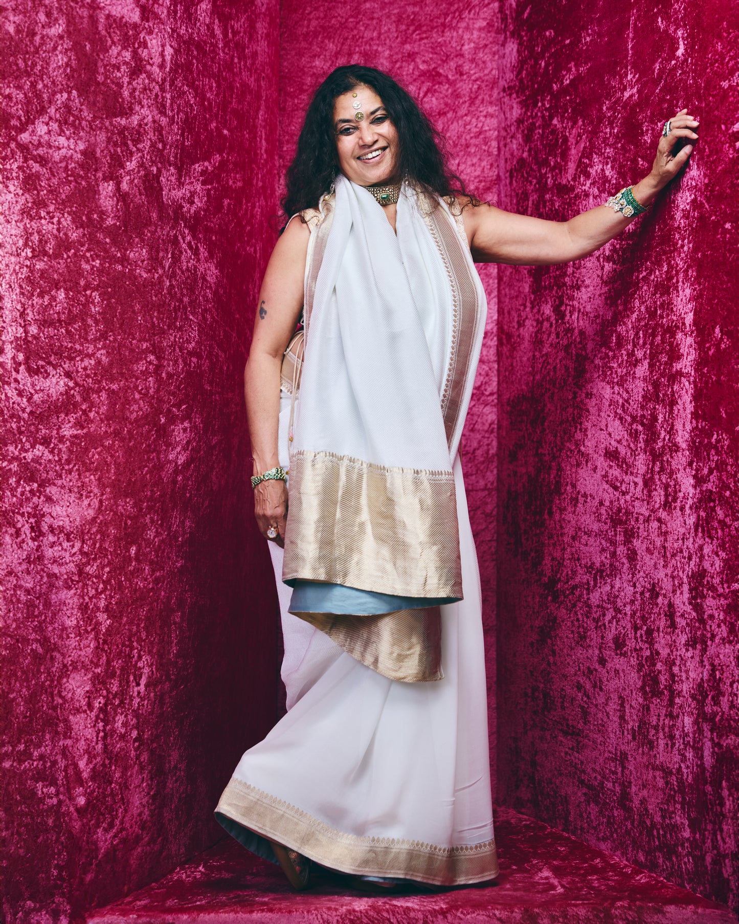 Radhika Saree Set in Kora