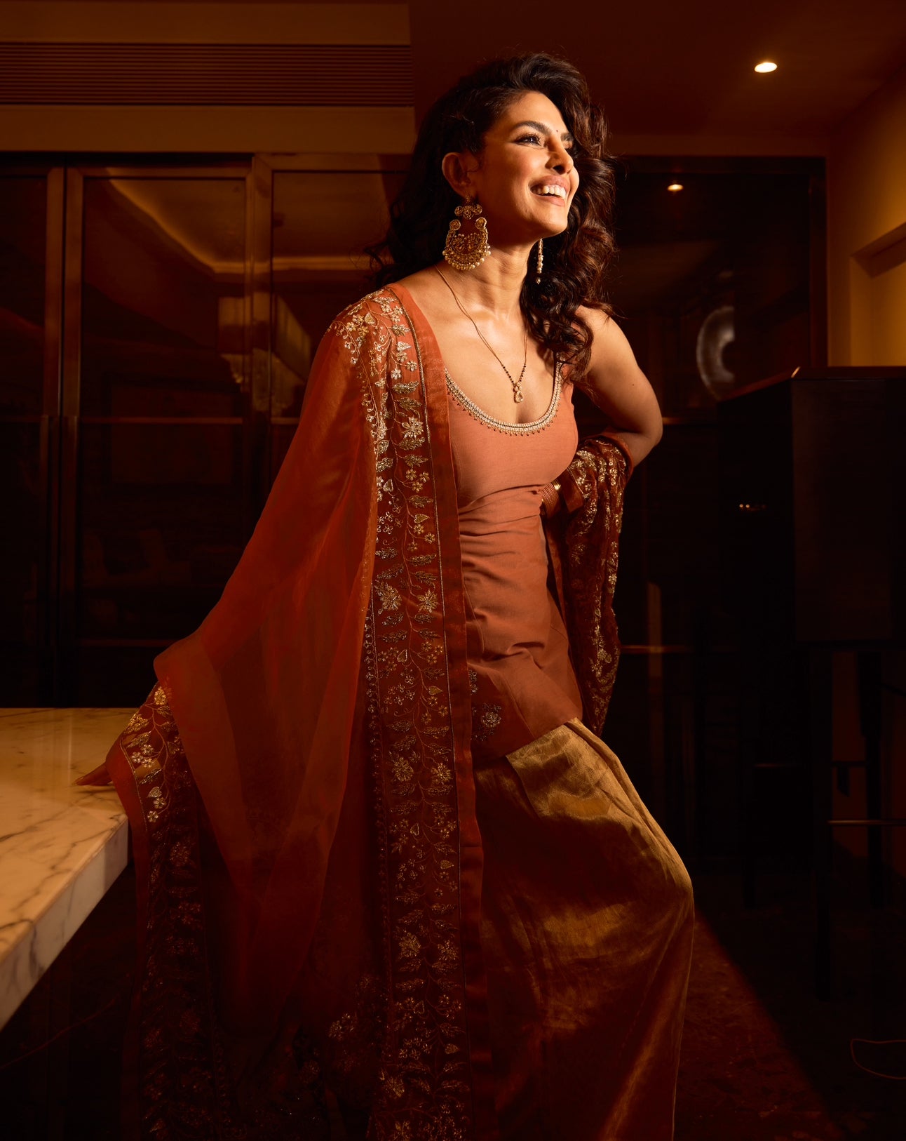 Zoya set in Terracotta