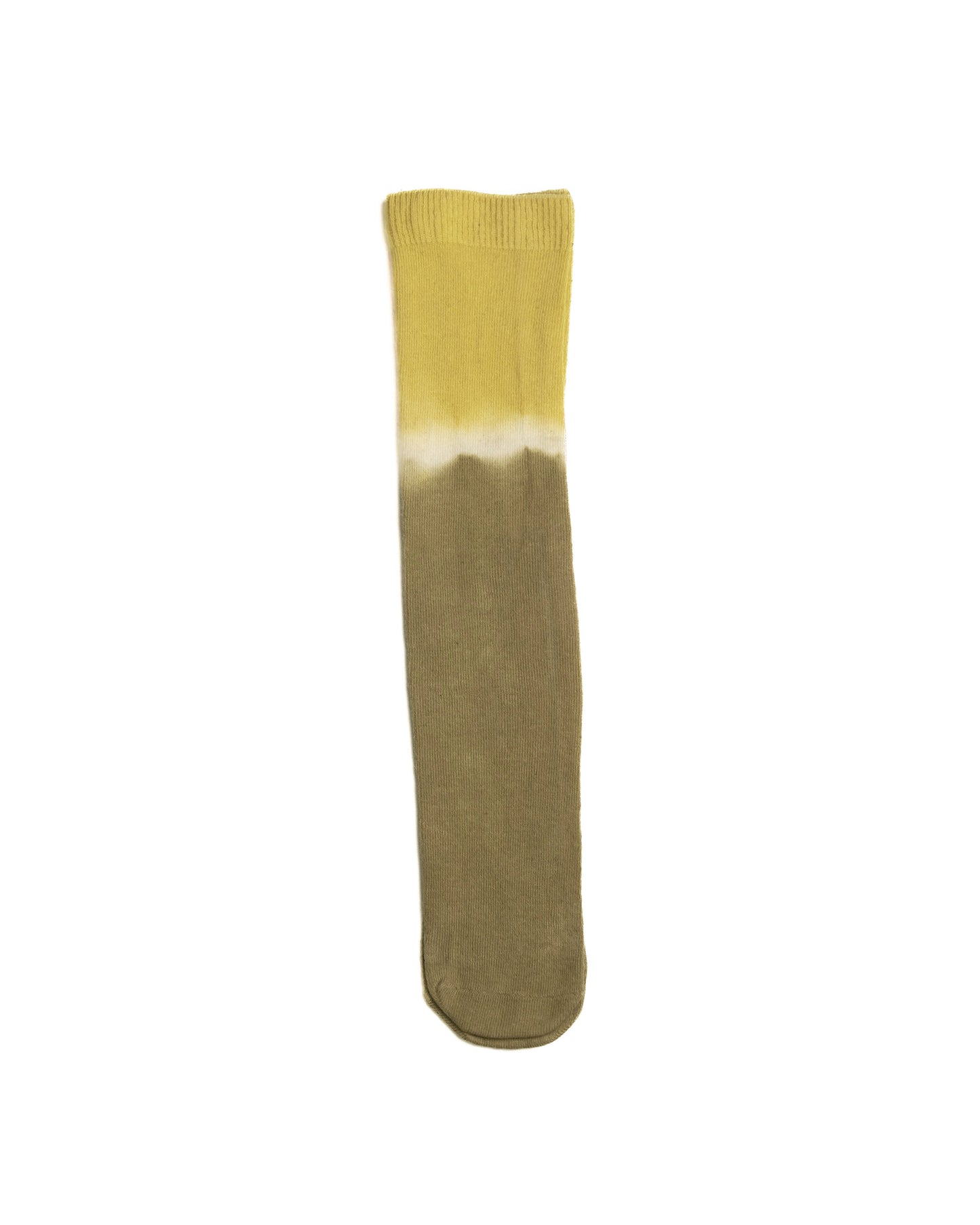 Ochre Olive Calf Length Socks