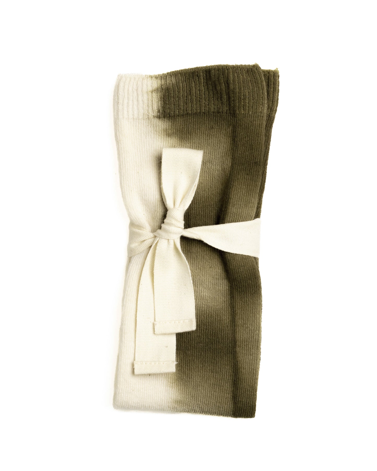 Ochre Olive Calf Length Socks