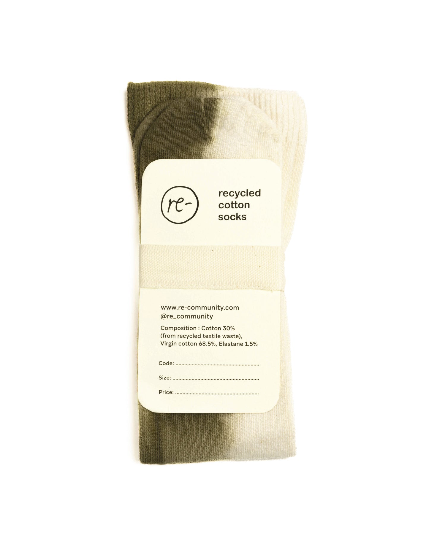 Ochre Dip Calf Length Socks