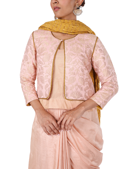Ratna Jacket Set in Pink