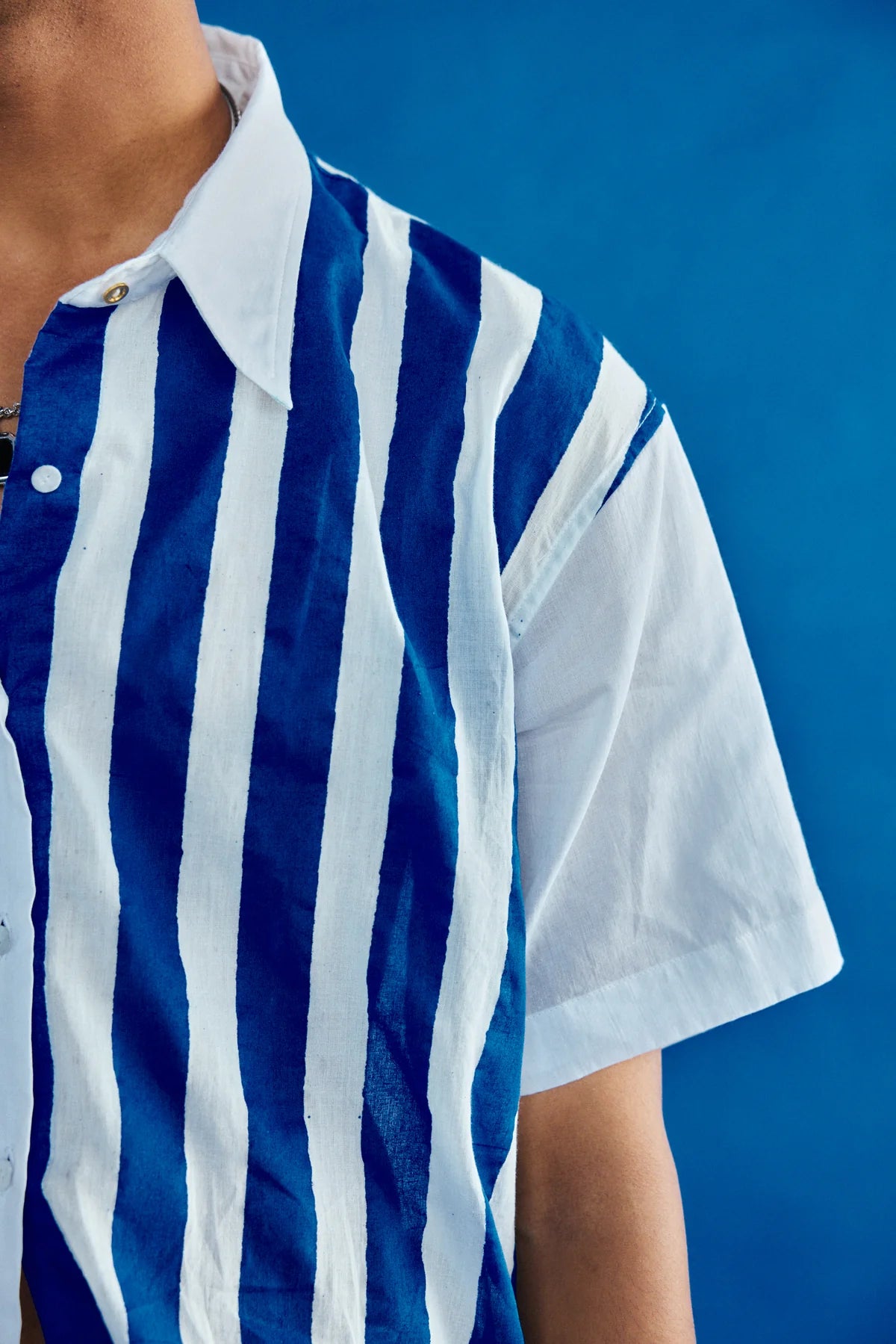 TEEV - Crew T-shirt in Blue